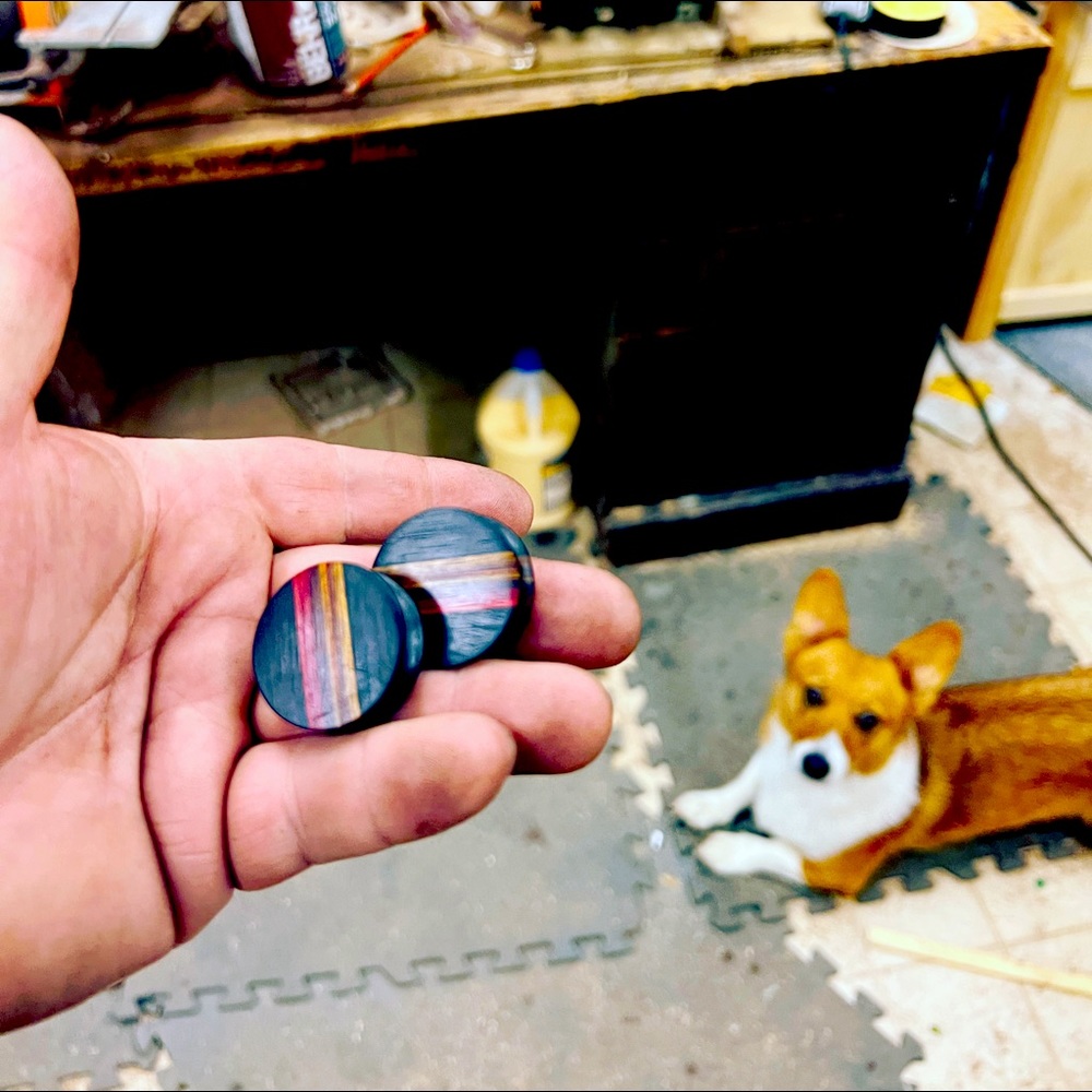 Handmade hardwood ear plugs made to order!!!